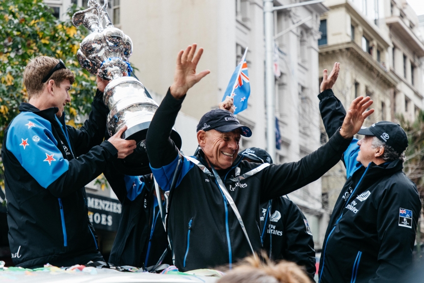 06/07/17 Emirates Team New Zealand - America's Cup Victory Parade in Auckland City
Copyright: Richard Hodder